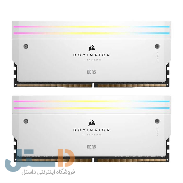 رم کورسیر سفید مدل Dominator Titanium 32GB Dual 6600MHz CL32 -gallery-6 - https://www.dostell.com/